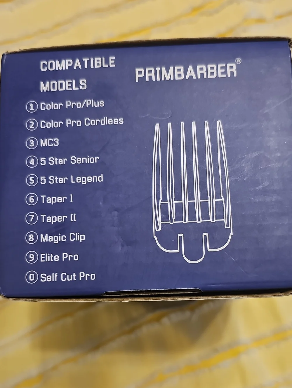 Men's Hair Clipper Guide Comb Set - Gray